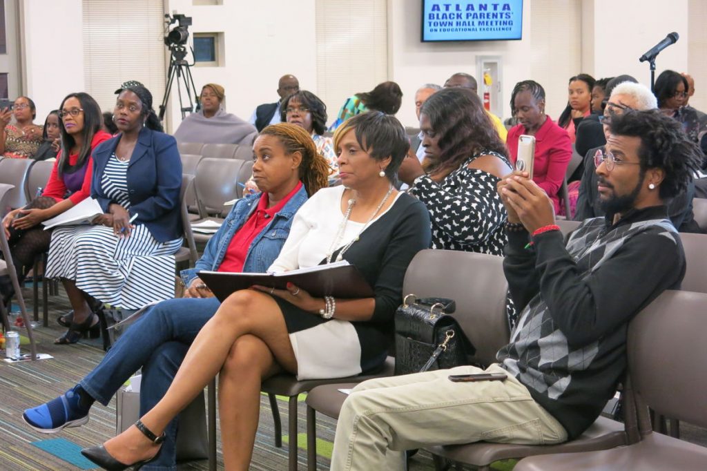 Parents, teachers, school board members and social workers attended the parents' town hall on the Every Student Succeeds Act at Ebenezer Baptist Church in Atlanta on Oct. 23.