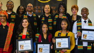 Recipients of the 2018 Black History Awareness scholarship program were honored at an annual celebration at the Refinery.
