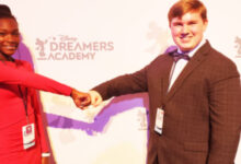 Disney Dreamers Academy rertunred in person this year with a rigorous schedule and classes inside the Disney University Campus. Local Jacksonville Dreamers Christianna Alexander and Zachary Andrews were ecstatic when they arrived on the campus.