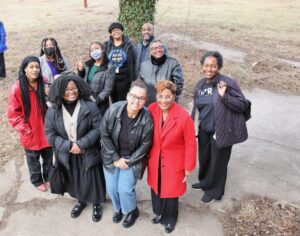 Members of the AFRO American Newspaper: Front row: Diamon Fisher, Mishana Matthews, Megan Sayles, Frances “Toni” Draper, Denise Dorsey. Middle row: Nadia Reese, Alexis Taylor, Diane Hocker. Back row: Bonnie Deanes and Craig Talley. (Photos by James Fields)