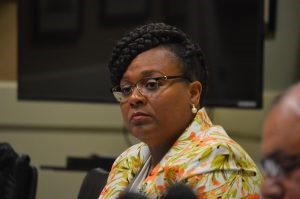 CLBC Chair Assemblymember Lori Wilson in a committee hearing June 2022/Photo Antonio Ray Harvey. CBM file photo.