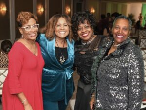 AFRO Publisher Frances “Toni” Draper, with CarVer Communications CEO, Nicole Kirby, AFRO Executive Director, Lenora Howze and AFRO Public Relations Manager, Diane Hocker.