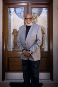 Dr. Shelley Stewart, radio voice for the Birmingham Civil Rights Movement of the 1960s and successful businessowner, at his Shelby County home. (Amarr Croskey, For The Birmingham Times)