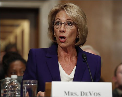 Betsy DeVos Sees Choice-Friendly Florida as a K-12 Model for the Nation