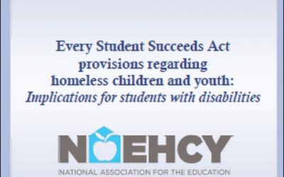 Every Student Succeeds Act provisions for Homeless Students with Disabilities