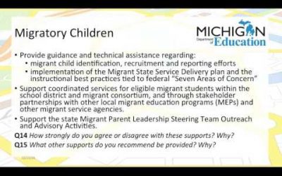 Overview: Every Student Succeeds Act (ESSA) Supports for Special Populations of Students