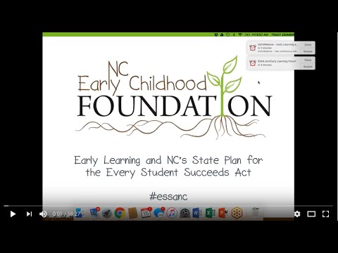 Early Learning and NC’s State Plan for the Every Student Succeeds Act ESSA