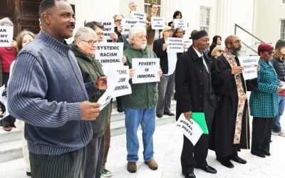 Alabama Poor People’s Campaign holds rally at State Capitol steps in Montgomery in preparation for  National Call for Moral Revival