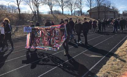 “Not One More:” Milwaukee High School Students Participate in National School Walkout