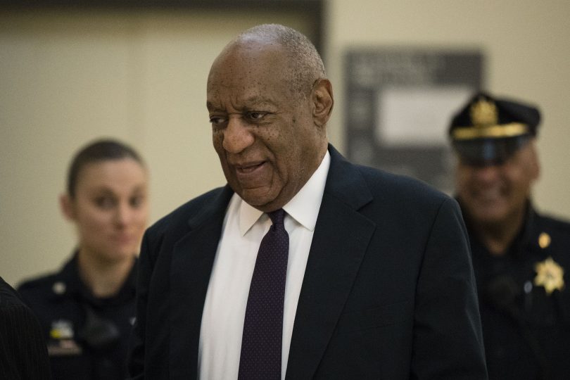 Bill Cosby walks to the courtroom during his sexual assault trial at the Montgomery County Courthouse in Norristown, Pa., Tuesday, June 6, 2017. (Pool Photo)