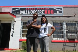When Merritt Bailey decided to upgrade Ball Hoggerz BBQ from a food truck to a bricks-and-mortar location, he quickly settled on his location on Airways just off Lamar. "Everybody's pretty very nice around here," said Bailey, 38. "I love to see the neighborhood do things and you know, the 'hood is only what you make it, mane. You try to do good and bring good stuff to the 'hood – so you can get that stigma off its back."