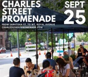 Charles Street Promenade returns Saturday, 9/25 – closing Baltimore’s Main Street to cars