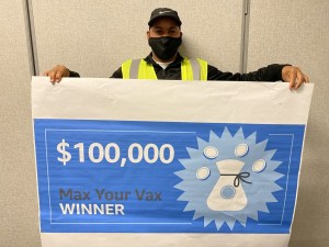 Dundalk man wins $100,000 Amazon Max Your Vax prize