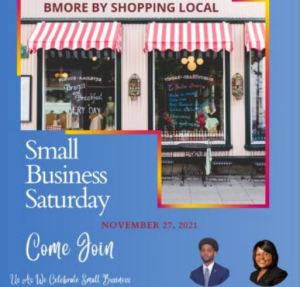 Mayor Brandon M. Scott and Johns Hopkins VP, Alicia Wilson to Kick-off Small Business Saturday and Visit Selected Local Businesses