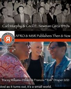 AFRO History at a Glance….AFRO & MSR Publishers Then & Now