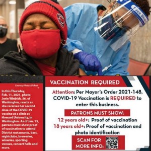 Washington D.C. enforces vaccine requirement