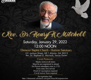 Dr. Henry Mitchell’s Celebration of Life!