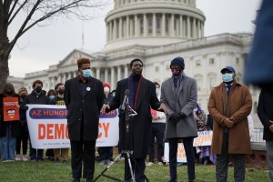 AME Clergy lead hunger protest for voting rights