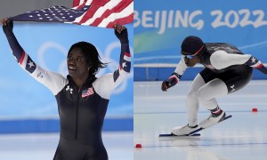 Erin Jackson of US 1st Black woman to win speedskating gold