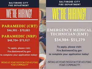 BCFD Accepting Applications for Paramedic and EMT Positions