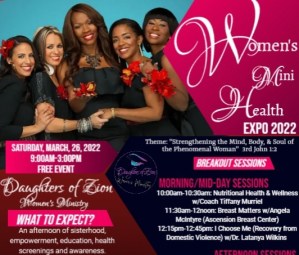 #FaithWorks: Daughters of Zion Women’s Mini Health Expo