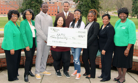 ORGANIZATION PRESENTS AWARDS TO AAMU STUDENTS