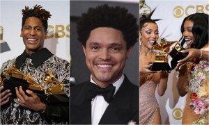 Jon Batiste, Bruno Mars and Anderson. Paak clean up at 64th Annual Grammy Awards