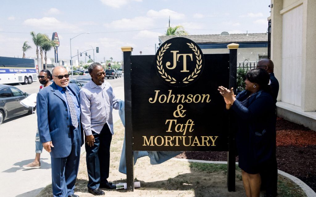 Johnson & Taft Mortuary Grand Opening “Ready to serve the Community”