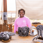 Imani Barnes Breaks the Mold with Her Metal Sculptures