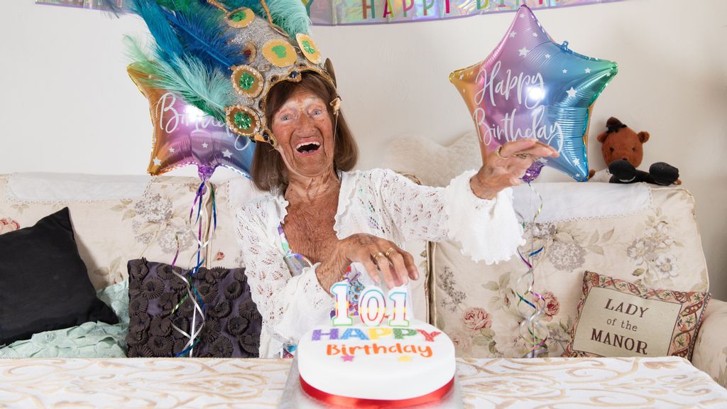 A former pro dancer who still hosts daily dancing and keep fit lessons is preparing to show off her best moves - for her 101st birthday. (Tony Kershaw/Zenger)