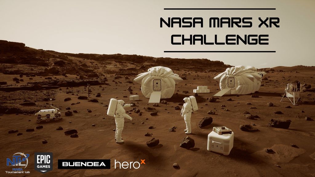 The NASA-backed challenge will develop essential habitats for Martian astronauts recreated using Epic Games’ Unreal Engine 5. (HeroX)