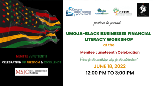 Umoja-Black Businesses Financial Literacy Workshop