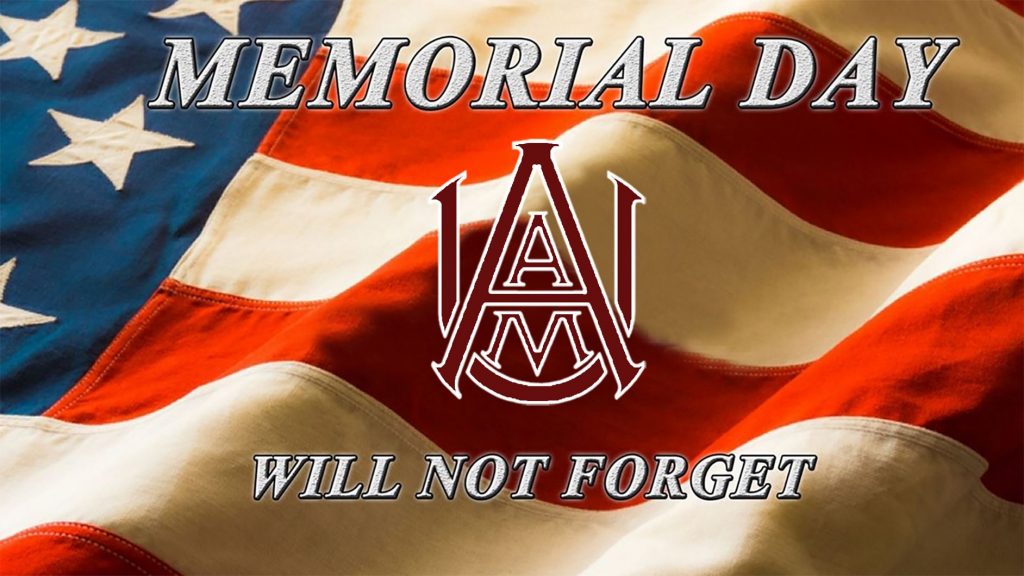 Alabama A&M Athletics Remembers Our Nation’s Sacrifices on Memorial Day