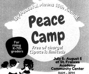 The Moore Report: Peace Camp Year 16 and reparations from churches as penance to Black and Brown folks