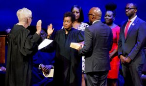 Illinois swears in high court’s 1st Black woman justice