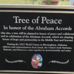 Four Middle East nations celebrate a ‘Peace Tree’ in Birmingham