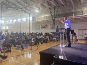 Wes Moore visits communities across Maryland ahead of November election