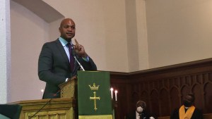 Wes Moore, Laity Sunday Guest Speaker at Freedom Temple A.M.E. Zion Church