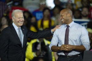 Biden celebrates with Maryland’s newly elected state leadership team in rally at Bowie State University