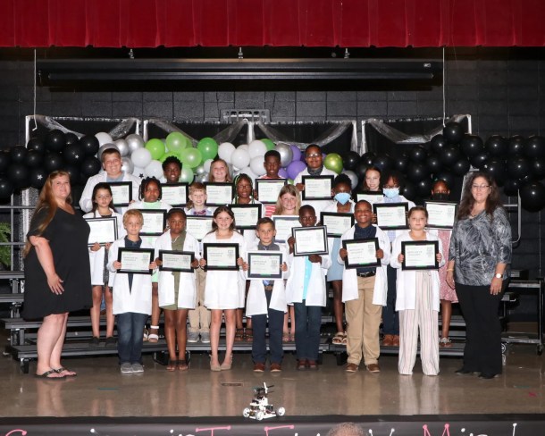 White coat ceremony. Photograph courtesy of Gray’s Southern Image Photography.