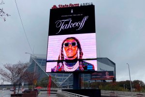 Fans praise slain rapper Takeoff at Atlanta memorial