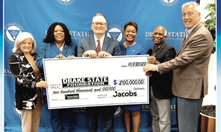 JACOBS DONATES $200K TO SUPPORT DRAKE STATE’S FRONTIERS RESEARCH 	 		 		 	 	 		 			 				 					 						PROGRAM AND INDUSTRY DIVERSITY