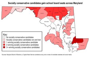 Late vote count topples five conservative school board candidates