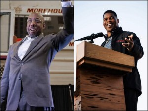 Georgia Black voters turnout for high-tension Senate race