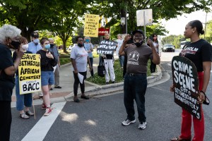 Fight ensues to preserve a historic burial ground in Montgomery County, Md.