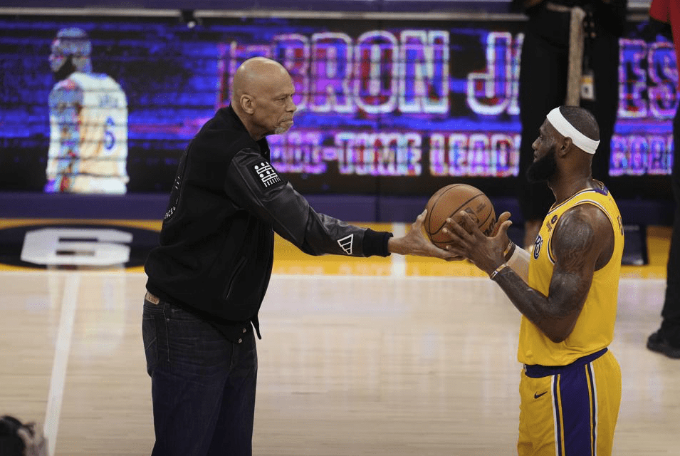 LeBron James makes NBA history on a star-filled night in LA