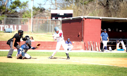 BASEBALL CLINCHES ROAD SERIES WITH 12-9WIN OVER JACKSON STATE