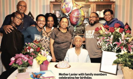 Mother Georgia Mae Lacy Lanier celebrated her 105th Birthday