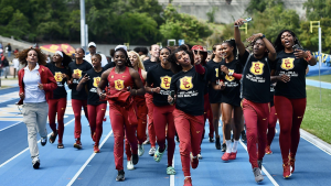 USC & UCLA Split Annual Dual on the Track