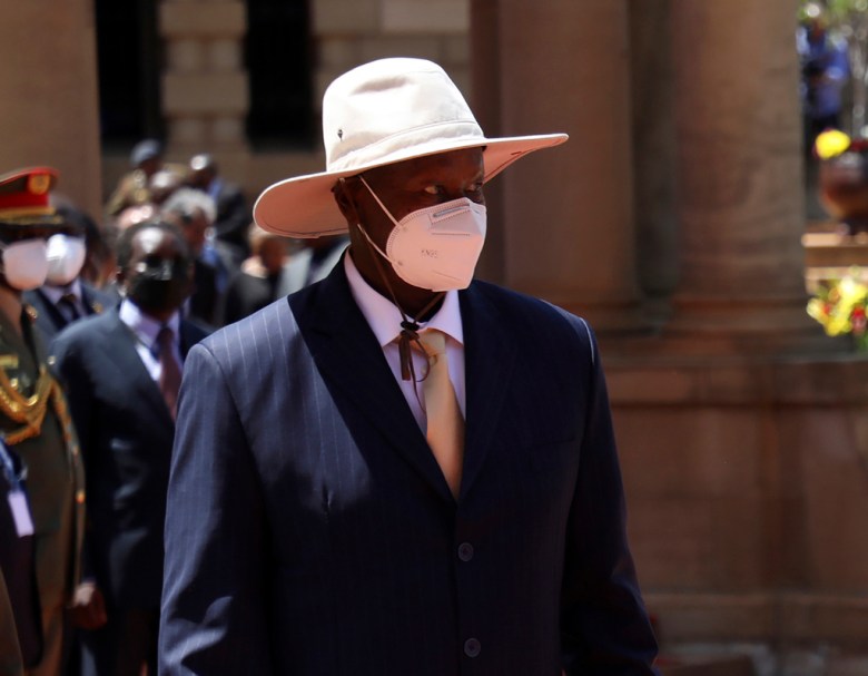 Uganda’s long-time president says he’s taking ‘forced leave’ after testing positive for COVID-19